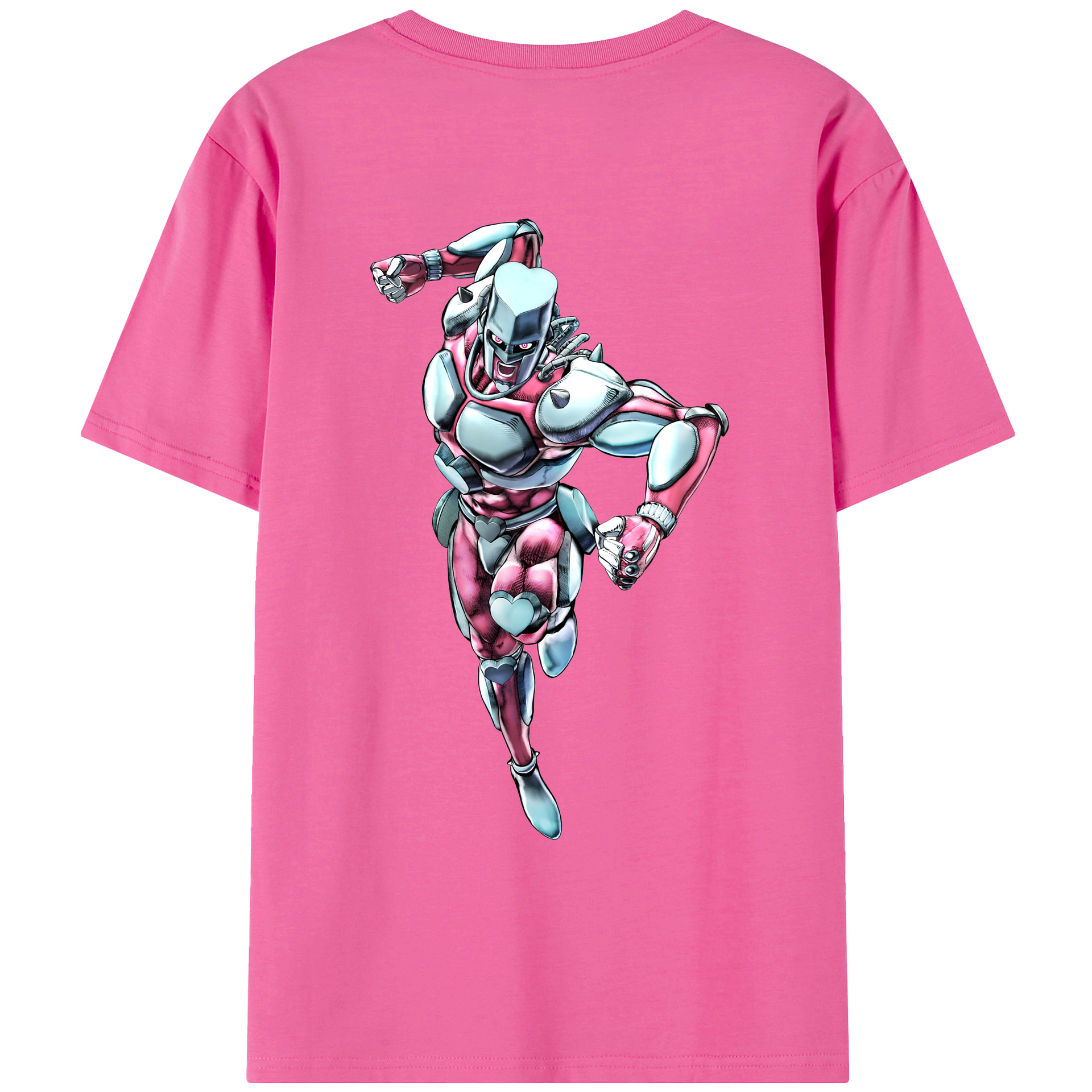 （画像用） ジョジョの奇妙な冒険 ひがしかた じょうすけ JoJo's Bizarre Adventure Higashikata Josuke レディース半袖Tシャツ(バックプリント)